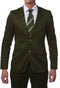 Cheap Priced Suit – Green Slim Fit Suit for Men, Olive Green Cotton Skinny Fitted Summer Slim Fit Business Suit Clearance Sale