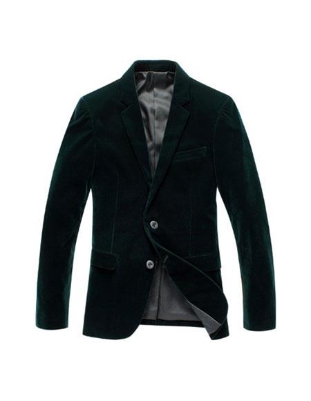 Green velvet suit Many Styles & Brands $99UP Alberto Nardoni Brand Men's Olive Green Velvet Men's Blazer Jacket - S Or Small