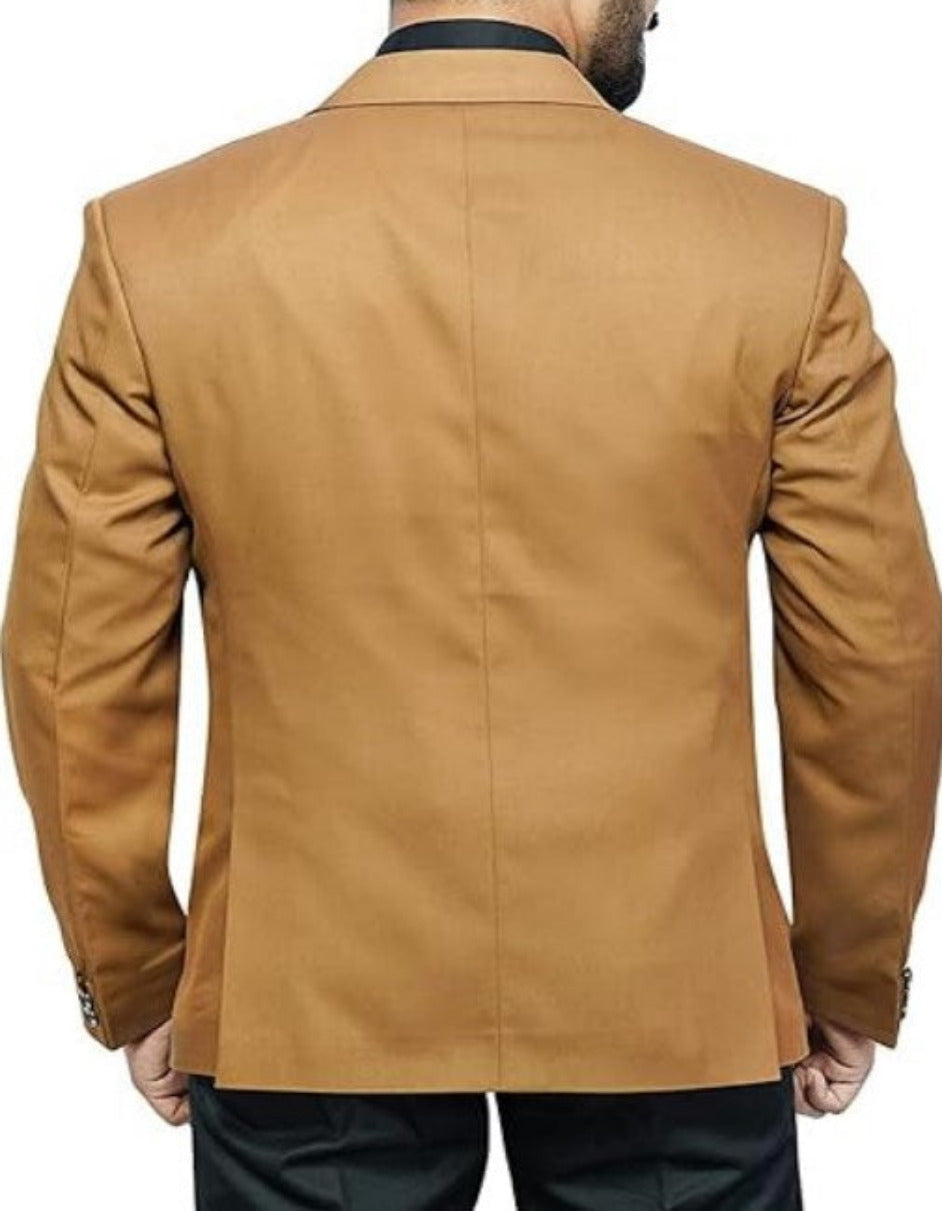 Mens Tan Sport Coat - Beige Color Blazer - Summer Jackets - 36 Short