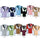Classic Stylish Fashionable -White Collar Two Toned Contrast White Collars Multi-Color Men's Dress Shirt