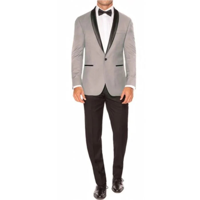 Mens Light Grey Dinner Jacket - Mens Evening jackets - Tuxedo Dinner Jacket