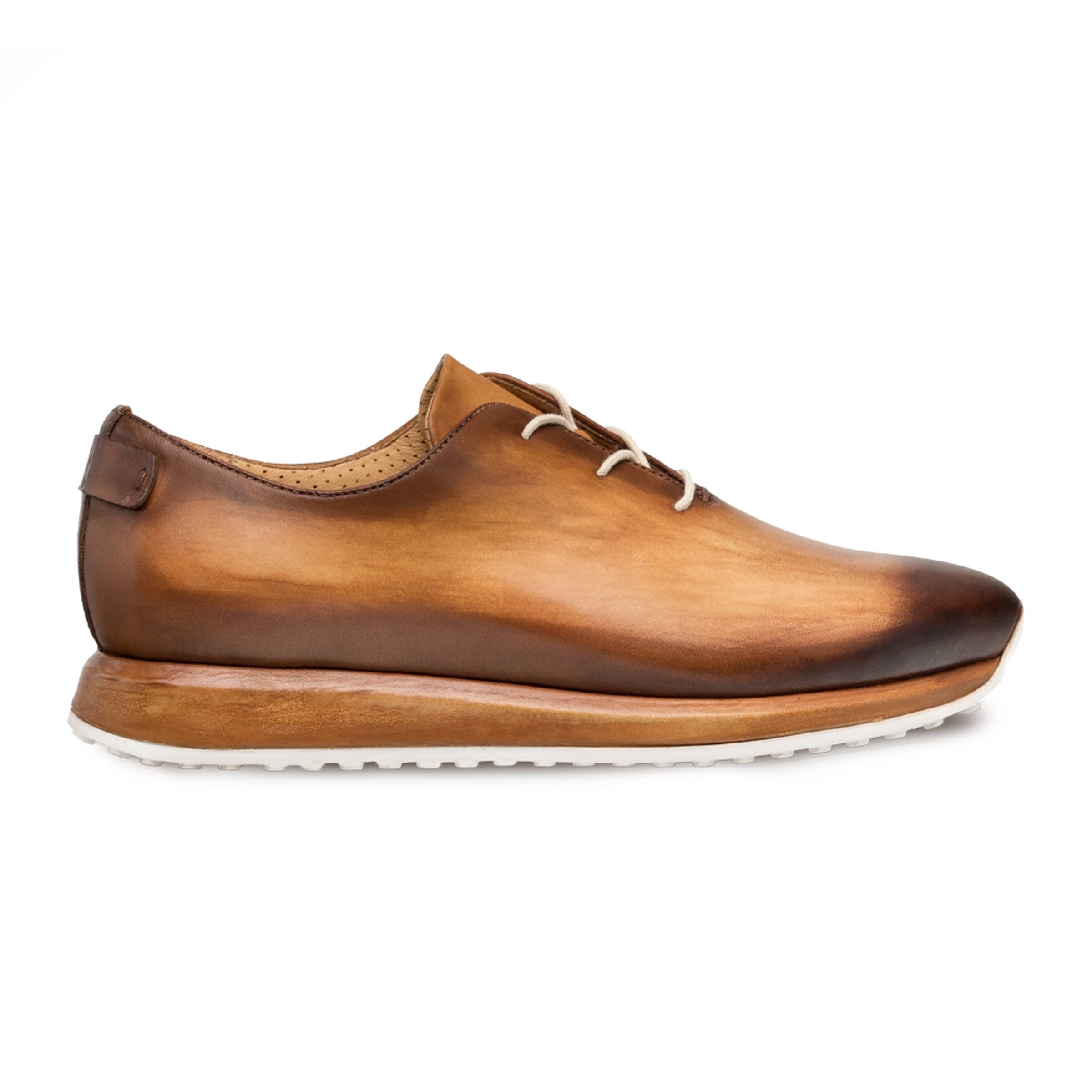 Mens Mezlan Brahman Dress Sneaker in Cognac - 8