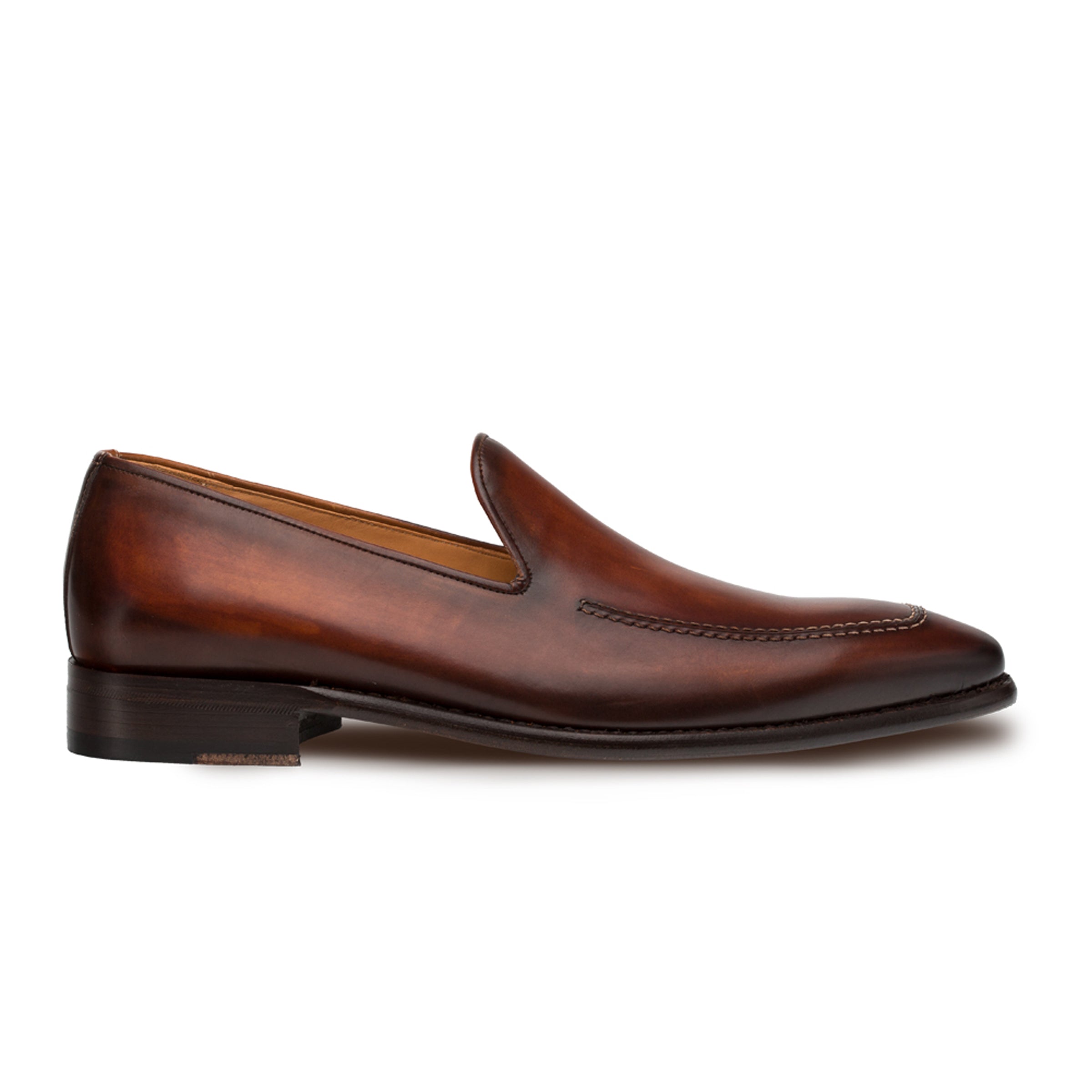 Mens Mezlan Curtana Dress Shoe Loafer in Cognac - 8.5