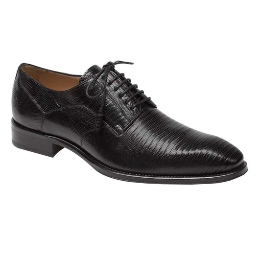 Mens Mezlan Pegaso Lizard Dress Shoe in Black