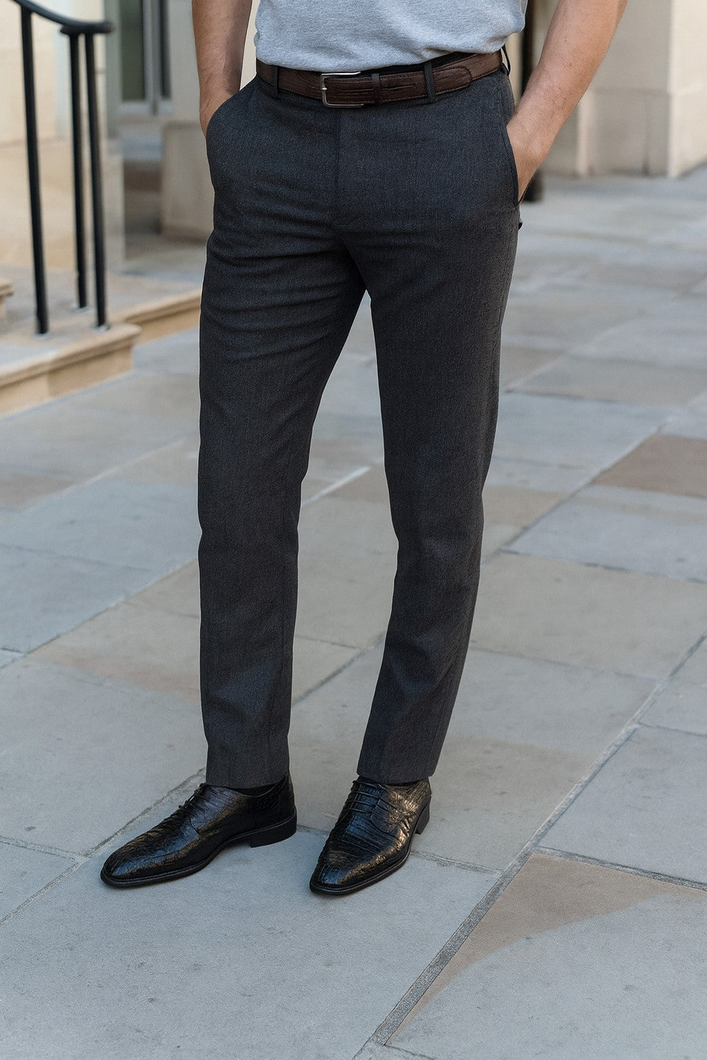 Mezlan Shoes Made in Spain - Mezlan Milani Calfskin & Deerskin Black Slip On Men's Loafers-New Designer Collection - 8M