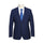 Designer Brand - Wool Stretch Single Breasted Slim Fit Midnight Blue Suit