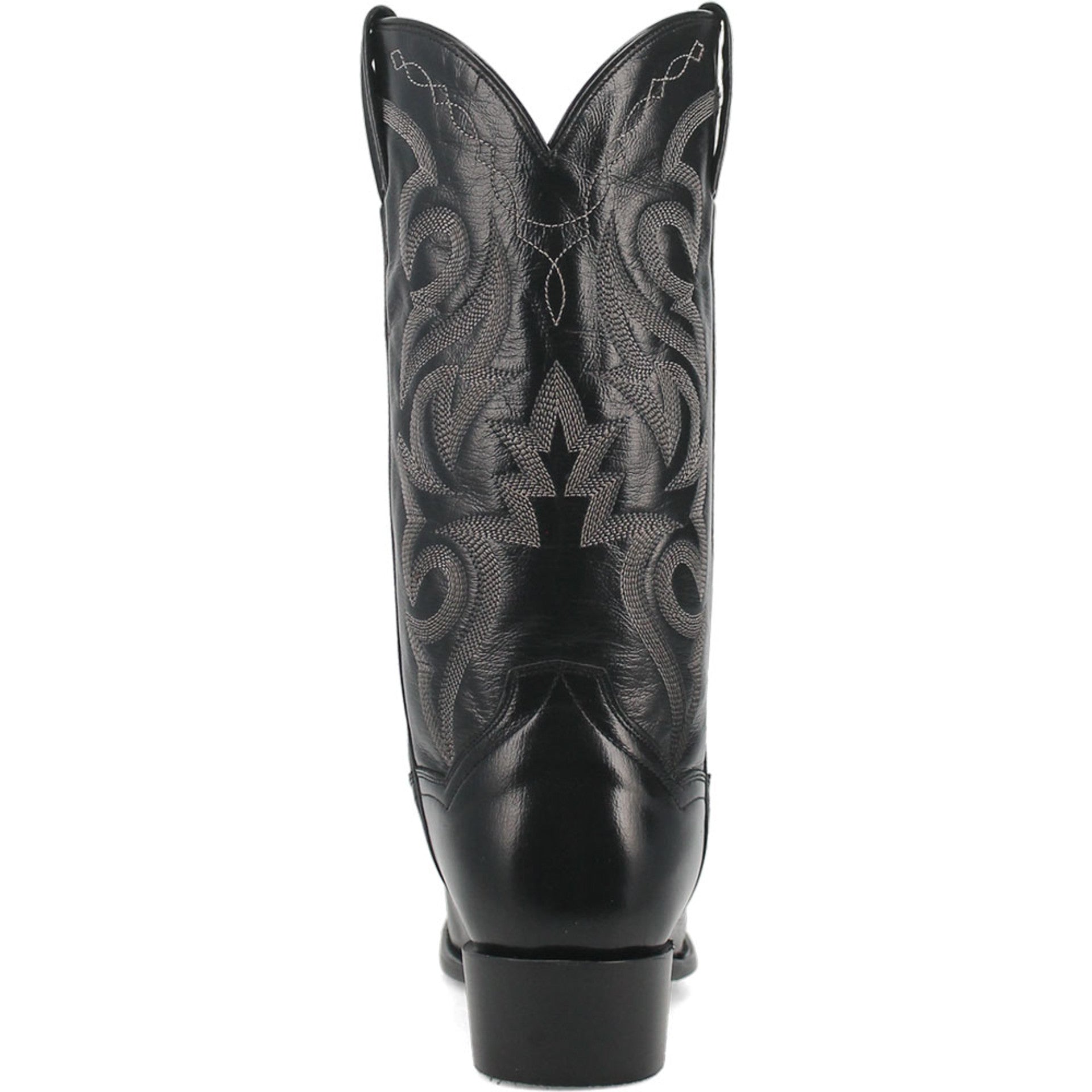 Dan Post Men’s Milwaukee 13 Round Medium Toe Black Leather Cowboy Boot - 6.5D