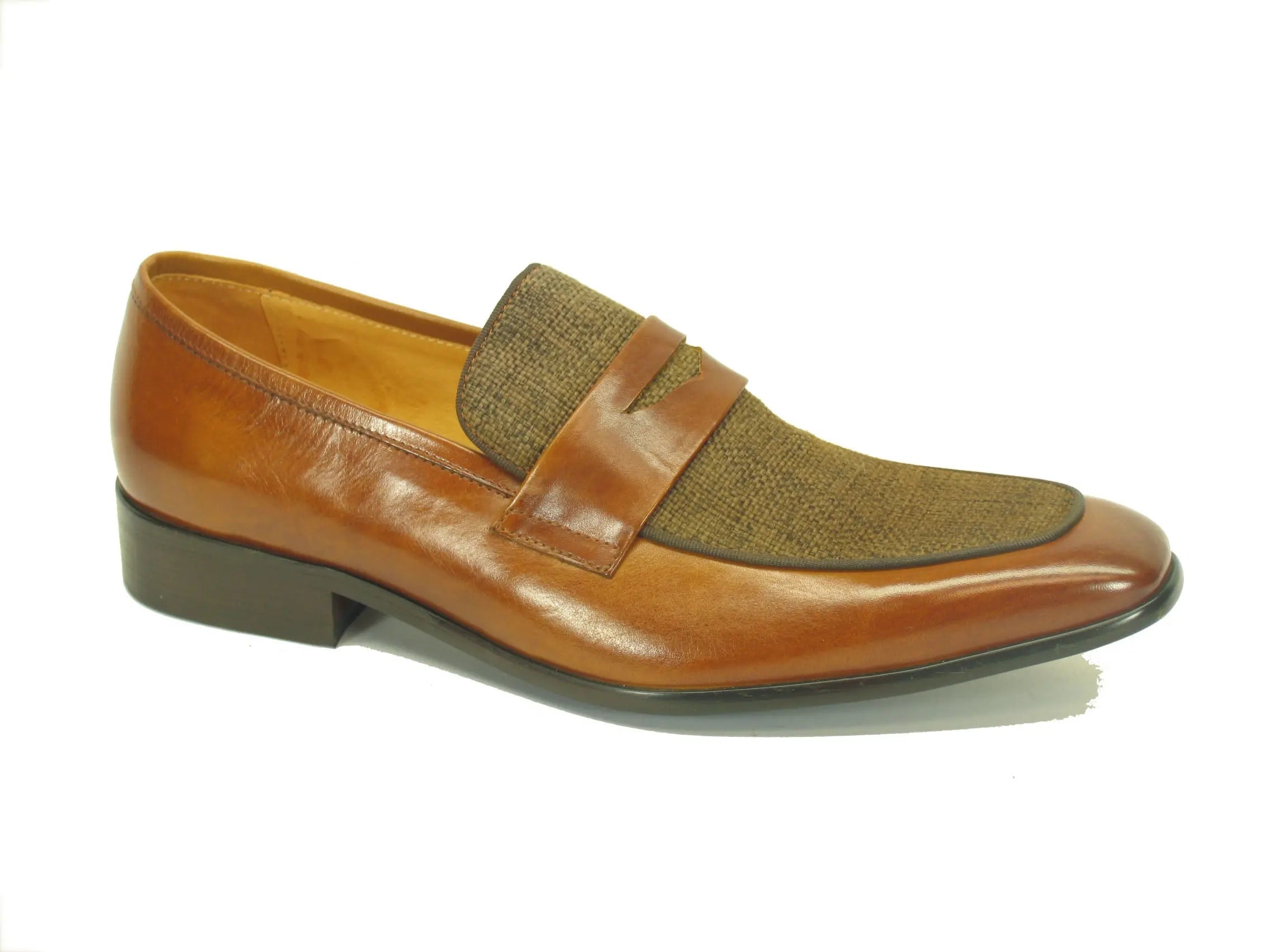 Mix Media Calfskin Penny Loafer - 10.5