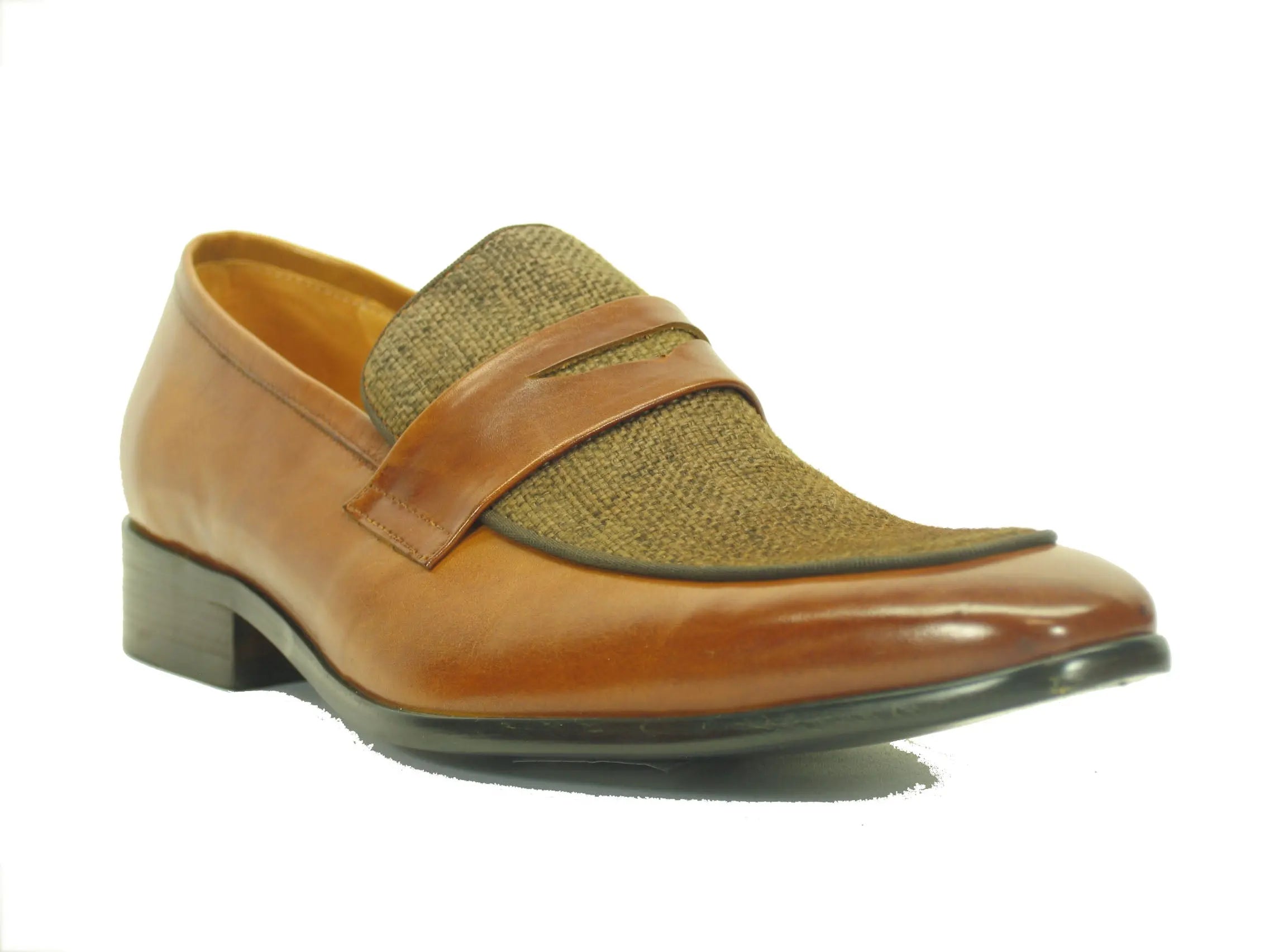 Mix Media Calfskin Penny Loafer - 10.5