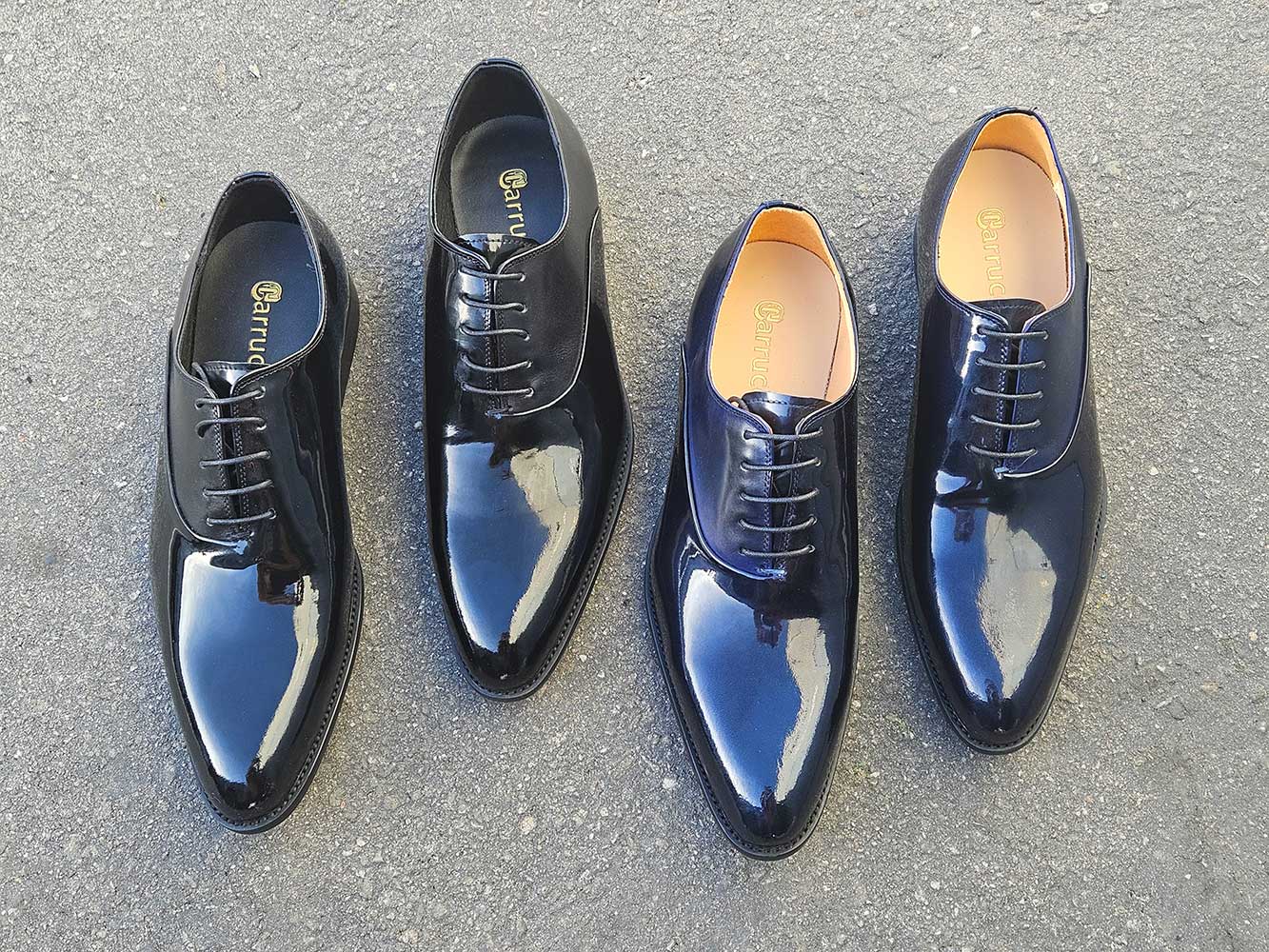 Carrucci Mix Media Patent Leather Oxford - 10.5