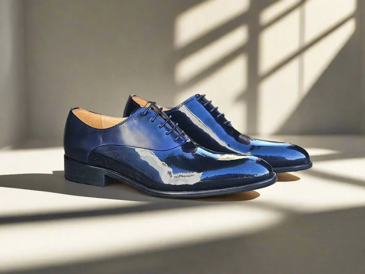 Carrucci Mix Media Patent Leather Oxford - 10.5