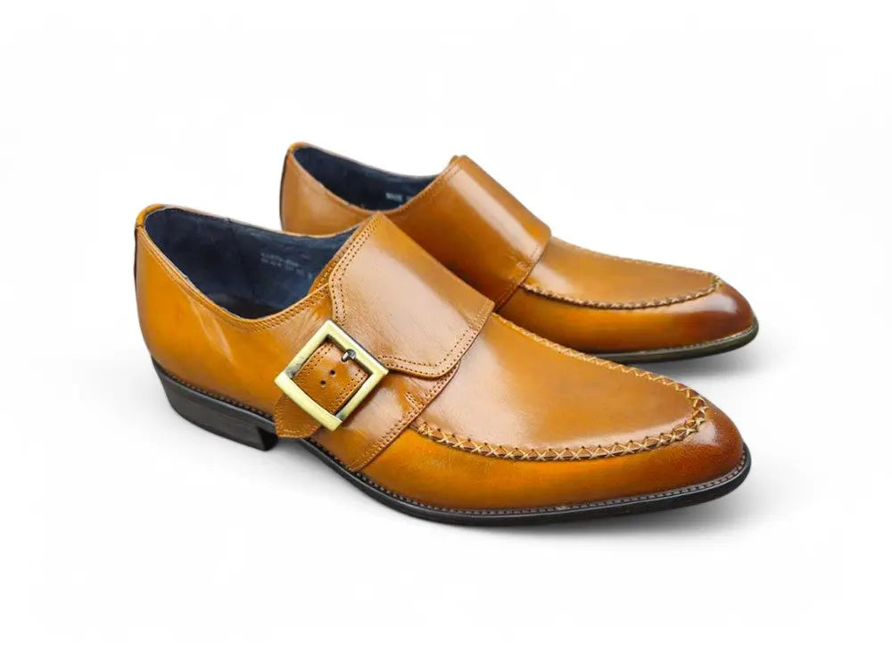 Carrucci Moc Single Monk Shoes - 8.5
