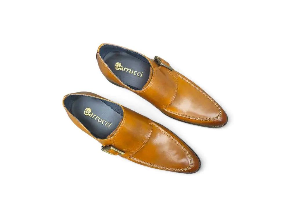 Carrucci Moc Single Monk Shoes - 8.5