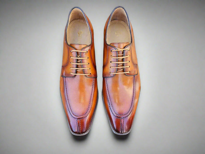 Carrucci Split Toe Oxford in Leather Sole