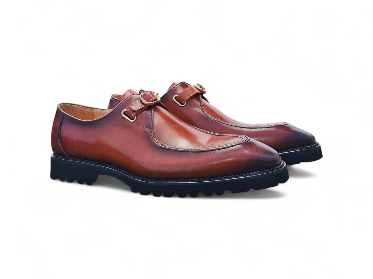 Moc Toe Single Monk Loafer Carrucci