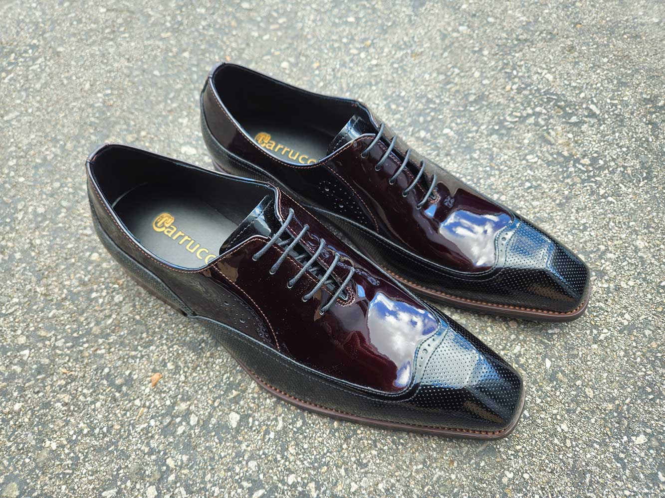Carrucci Modern Patent Leather Oxford - 7.5