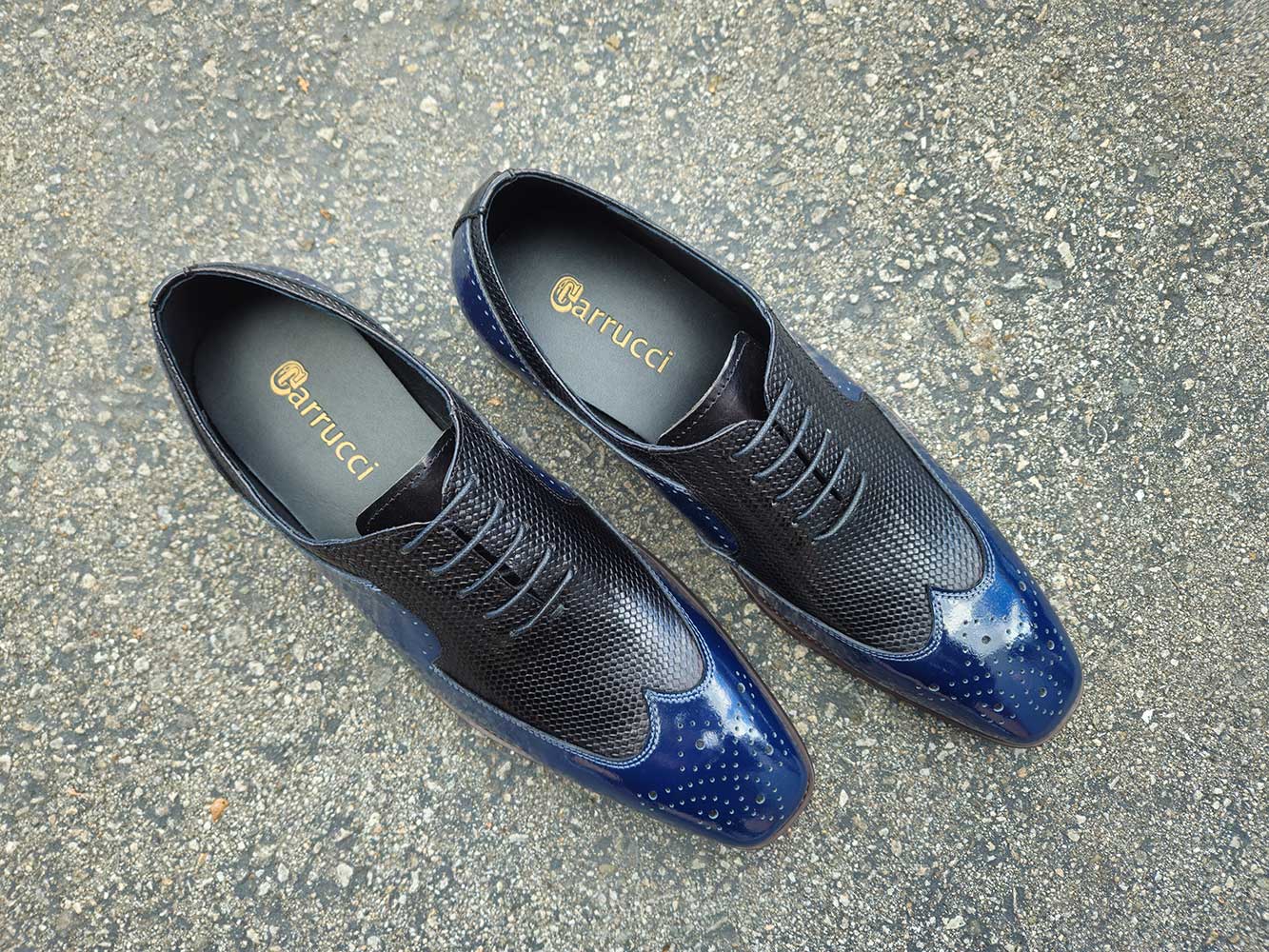 Carrucci Modern Patent Leather Oxford - 7.5