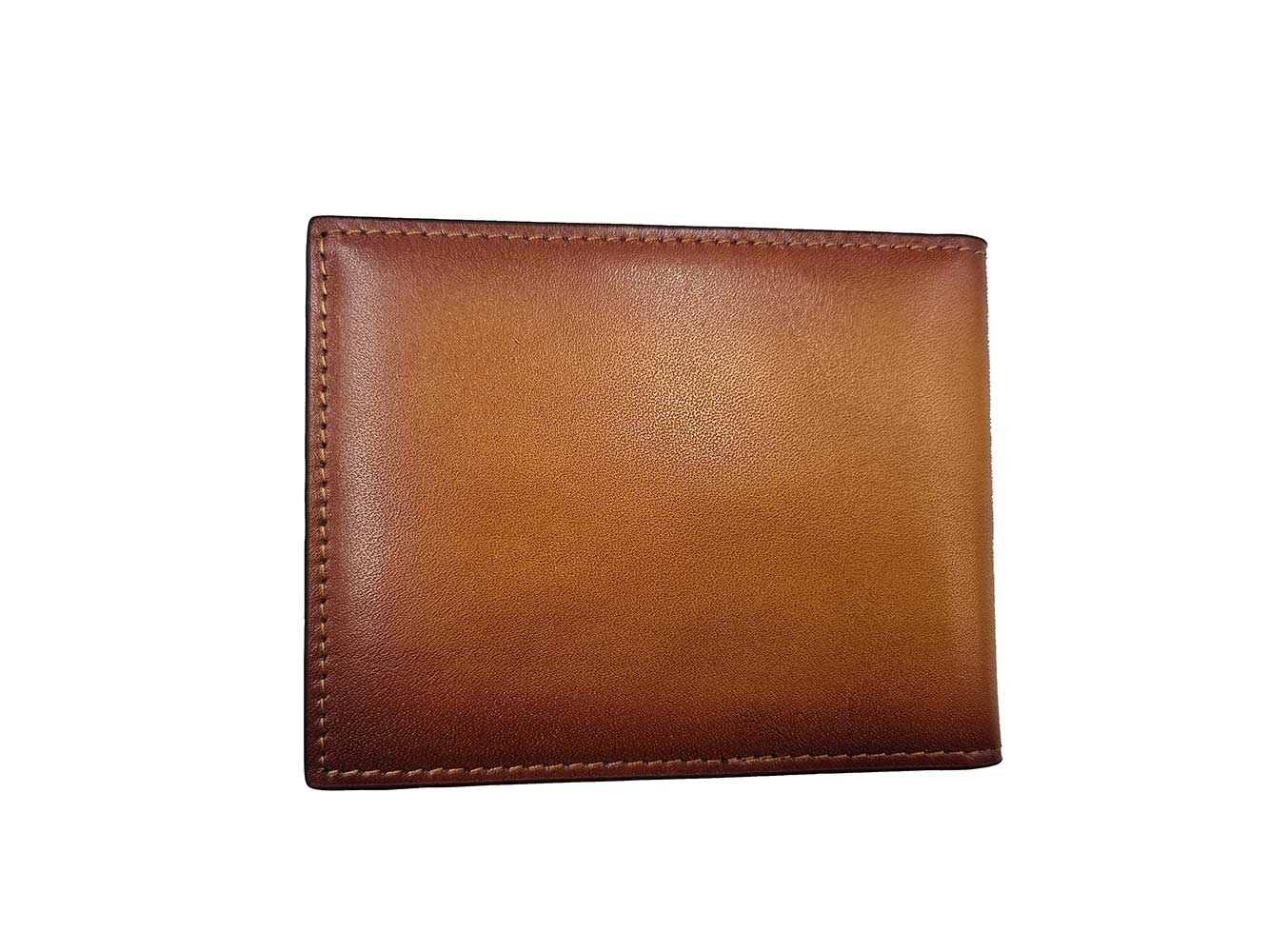 Money Clip Bifold Wallet - Cognac