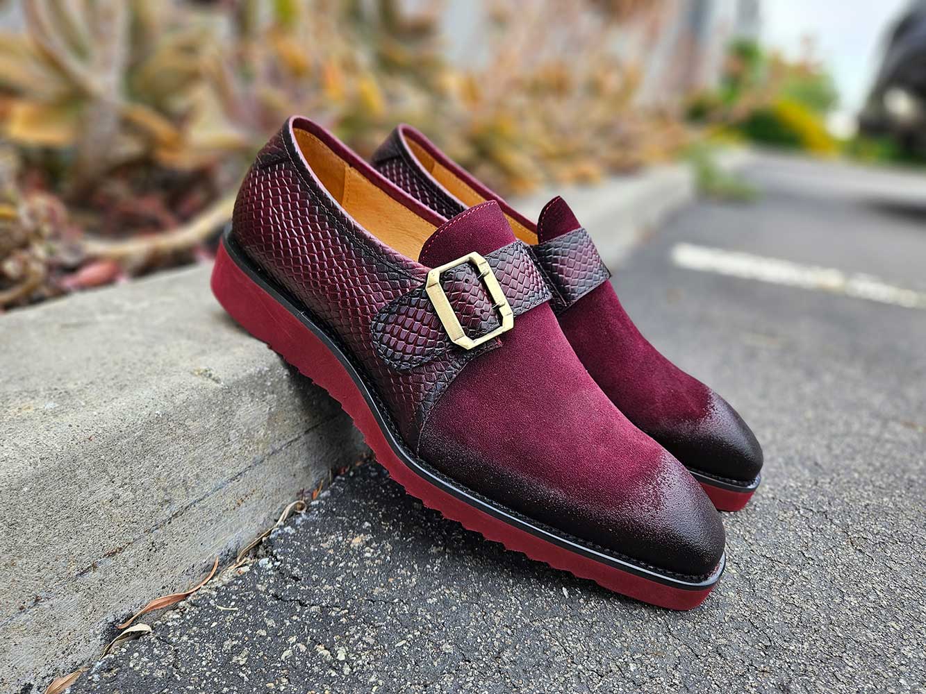 Carrucci Multi Media Buckle Monkstrap Slip-on - 8