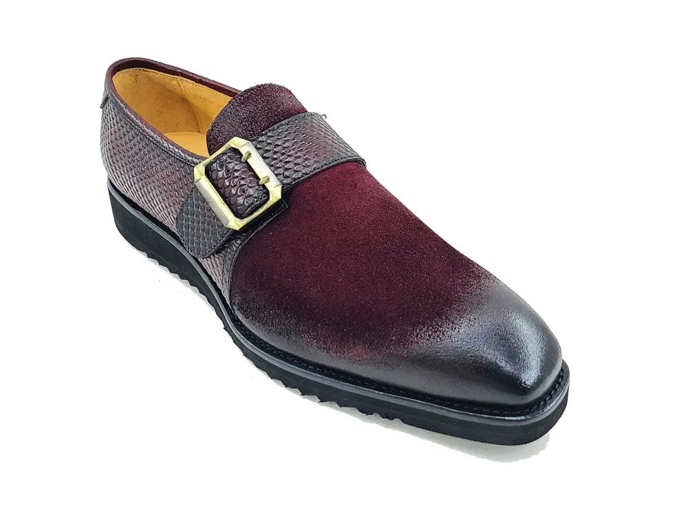 Multi Media Buckle Monkstrap Slip-on - 8