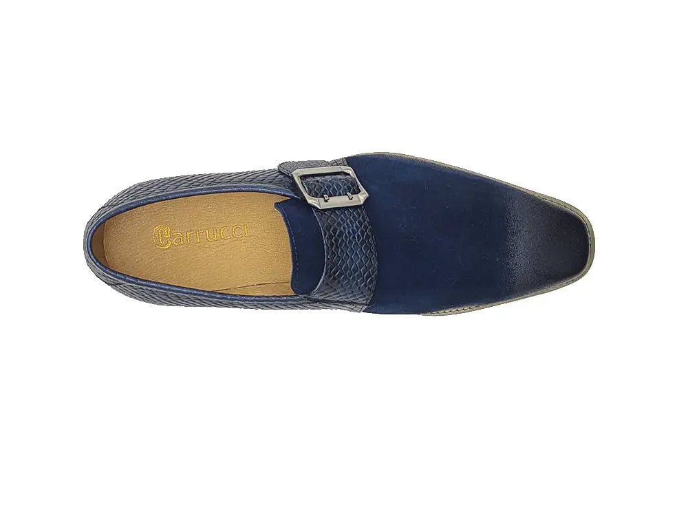 Multi Media Buckle Monkstrap Slip-on - 8