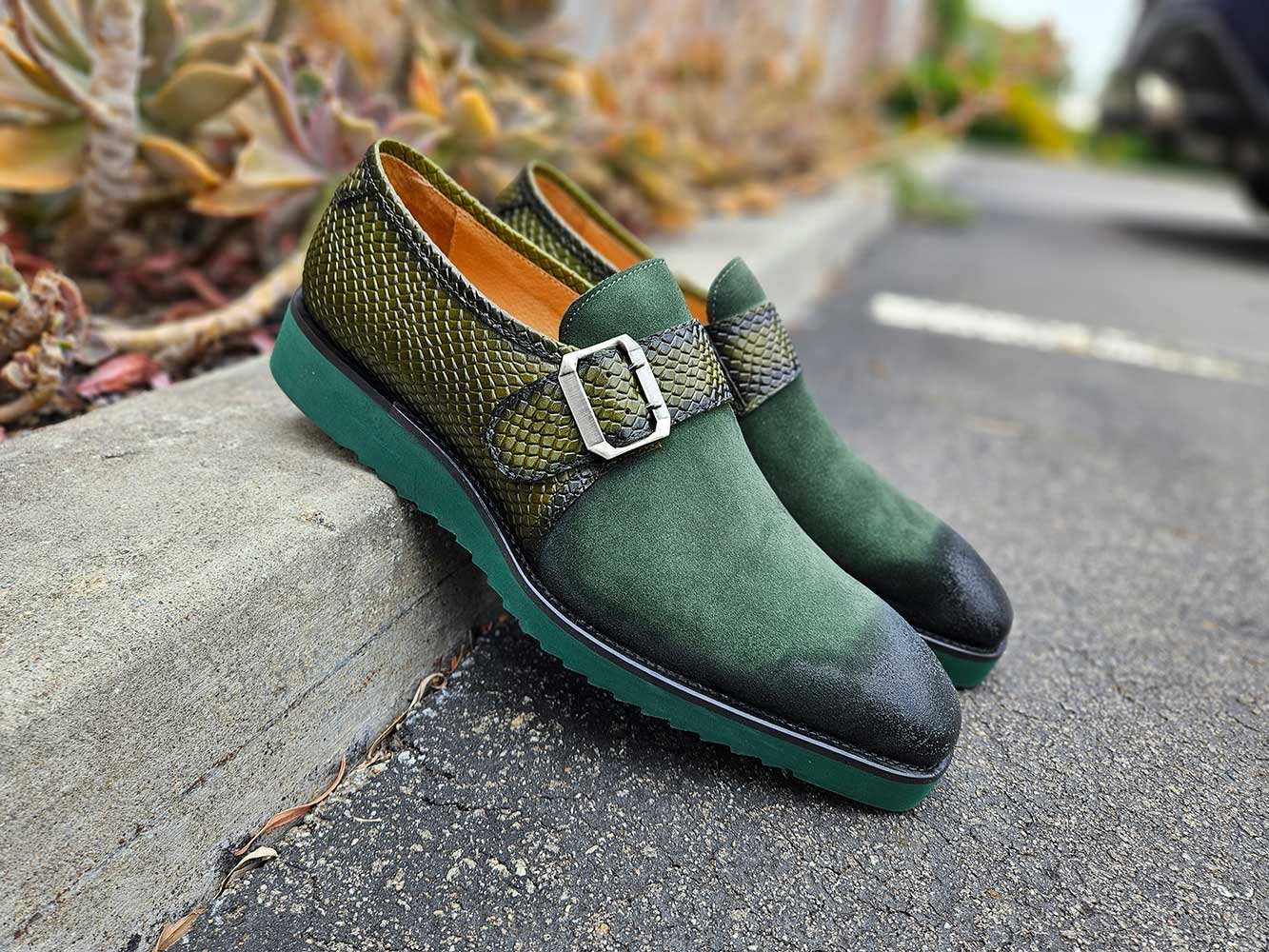 Carrucci Multi Media Buckle Monkstrap Slip-on - 8
