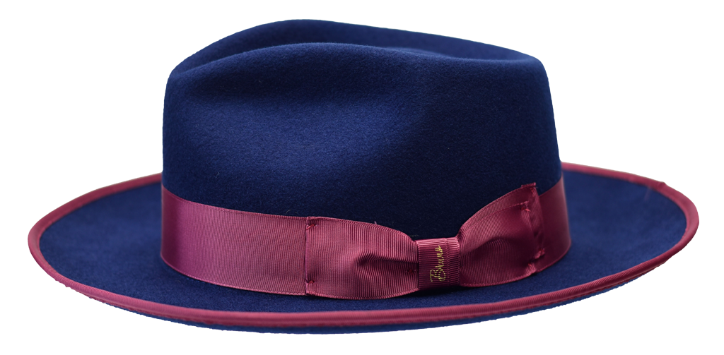 Bruno Capelo Night Hawk Collection - Navy Blue/Maroon - M