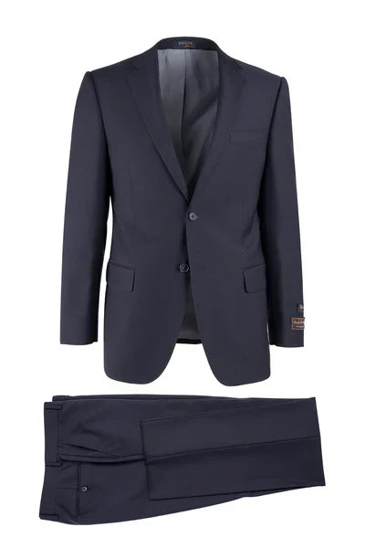 Novello Navy, Modern Fit, Pure Wool Suit by Tiglio Luxe TIG1002 - 36S