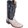 Los Altos Boots - Mens Dress Cowboy Boot - Low Priced Natural Python Square Toe Boots- in Natural