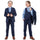 Exclusive Stacy Adams 5pc Boys Suit Solid Slim Fit, Navy