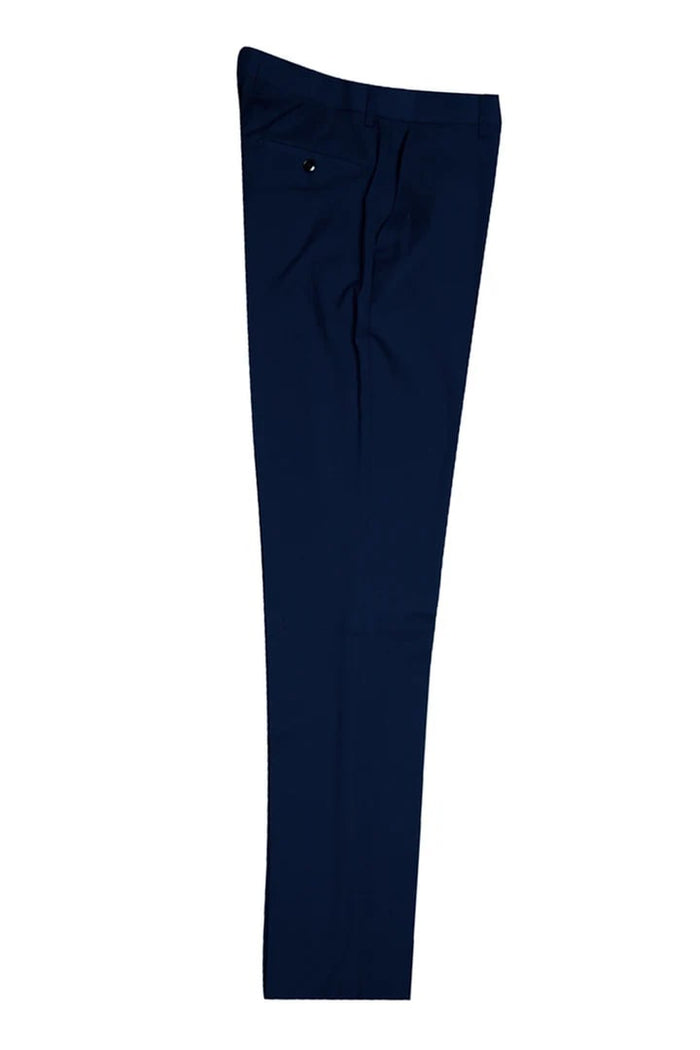 Cheap priced Suit  - Men's Vested One Button Peak Lapel Stacy Adams Navy Suit