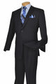 Cheap Priced Suit- Mens Two Button Modern Fit Poplin Suit