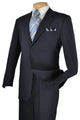 Cheap Priced Suit - Mens 2 Button Classic Poplin Navy Suit