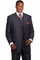 Cheap priced Suit - Mens Vested 4 Button Wide Peak Lapel Denim Blue Jeans Navy Suit