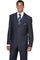 Cheap Priced Suit- Mens Classic 3 Button Wool Feel - Designer Brand Navy Suit
