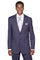 Cheap Priced Suit- Mens 2 Button Tonal Pinstripe Modern Fit Navy Suit