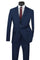 Cheap Priced Suit - Mens Modern Fit Two Button Poplin Navy Suit