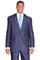Cheap Priced Suit  - Mens 2 Button Diagonal Shiny Sharkskin Navy Suit