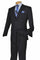 Cheap Priced Suit - Mens Two Button Modern Fit Navy Blue Poplin Suit