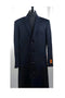 4 Button Wool Blend Navy   Bravo Top Overcoat