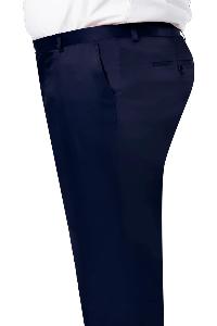 Shiny Dress Pants Navy - Sharkskin Pant For Men - Sateen Pants