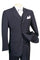 Cheap Priced Suit  - Mens 3 Button Classic Fit Vested Basic Navy Suit