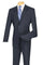 Cheap Priced Suit - Mens Two Button Modern Fit Wool Feel - Designer Brand Navy Suit