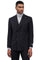 Men's Designer Stacy Adams Classic Double Breasted Suit in Black