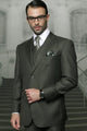 Big and Tall Suit - Olive Big and Tall Regular Fit 3 PC Suit