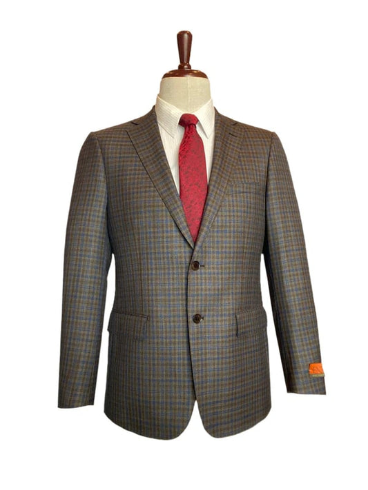 Enzo - Classic Fit Sport Coat in Olive Green