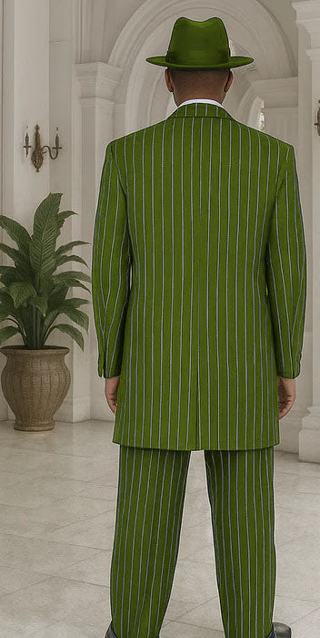 Royal Blue Pinstripe Zoot Suit - 1920's Suit - Gangster Suit