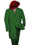 Cheap Priced Suit- Mens 2pc Classic Long Fashion Zoot Olive Suit green