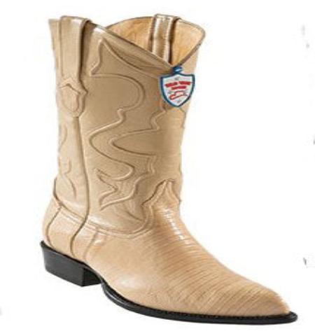 Wild West Oryx J-Toe Teju Lizard Cowboy Boots - 6EE