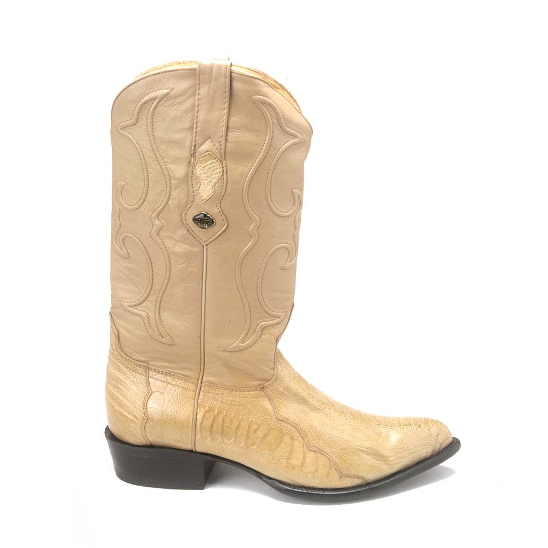 Los Altos Oryx J-Toe Genuine Ostrich Leg Boots - 6